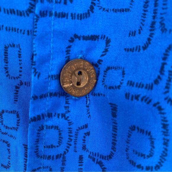 Blue Maui and Sons short sleeve Hawaiian shirt size XL - Picture 3 of 10